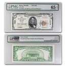 1929 Type 2 $5.00 Reno, Nevada CU-65 EPQ PMG (Fr#1800-2) CH#7038