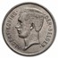 1930-1933 Belgium Nickel 5 Francs Albert XF/AU