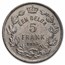 1930-1933 Belgium Nickel 5 Francs Albert XF/AU
