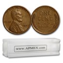 1930-1939 Lincoln Cent 50-Coin Roll Avg Circ
