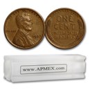 1930-1939 Wheat Cent 50-Coin Roll Avg Circ