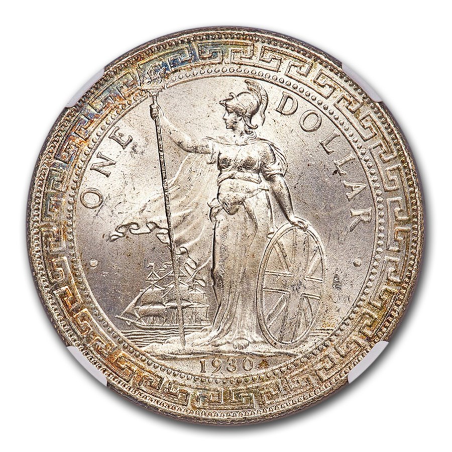 Buy 1930B Great Britain Trade Dollar MS65 NGC APMEX