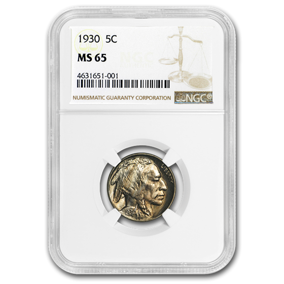 1930 Buffalo Nickel MS-65 NGC 1930 Buffalo Nickel MS-65 NGC