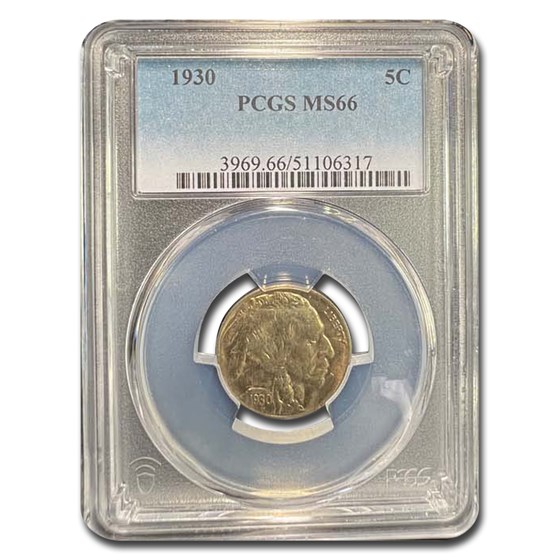 1930 Buffalo Nickel MS-66 PCGS 1930 Buffalo Nickel MS-66 PCGS