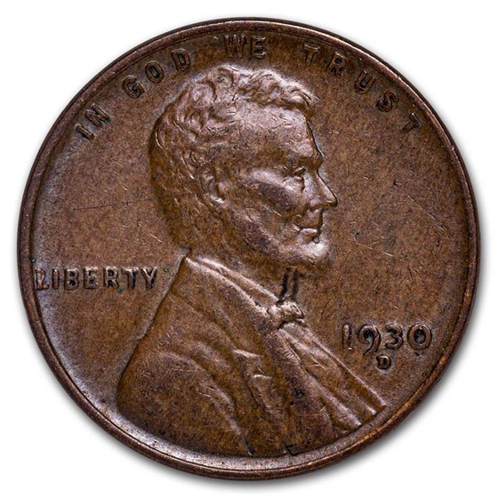 1930-D Lincoln Cent AU 1930-D Lincoln Cent AU