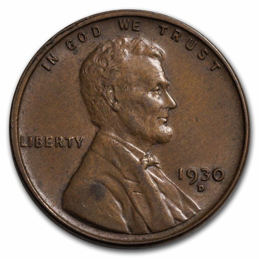 1930-D Lincoln Cent BU (Brown)