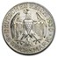 1930 Germany Silver 5 Reichsmarks Graf Zeppelin VF/EF Details