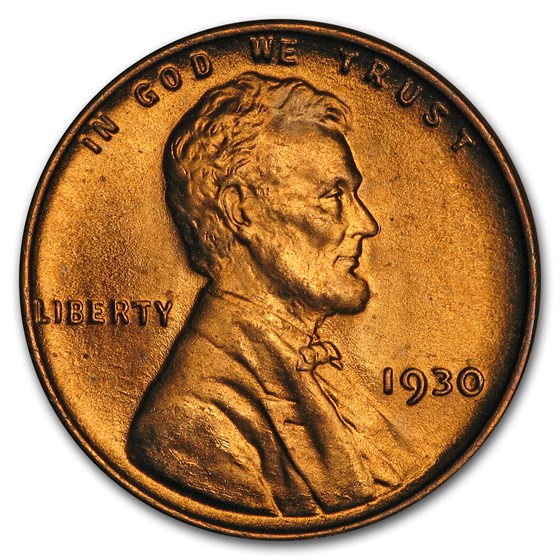 1930 Lincoln Cent BU (Red) 1930 Lincoln Cent BU (Red)