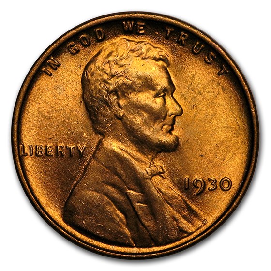 1930 Lincoln Cent MS-64 (Red) 1930 Lincoln Cent MS-64 (Red)
