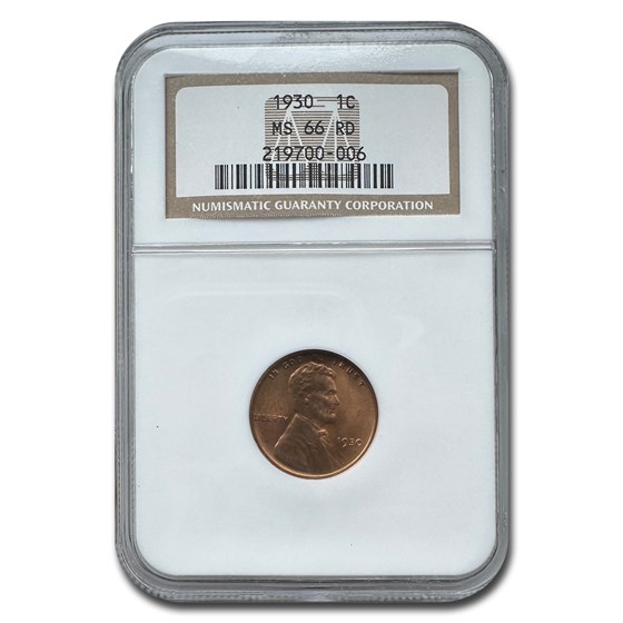 1930 Lincoln Cent MS-66 NGC (Red) 1930 Lincoln Cent MS-66 NGC (Red)
