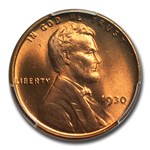 1930 Lincoln Cent MS-66 PCGS (Red)
