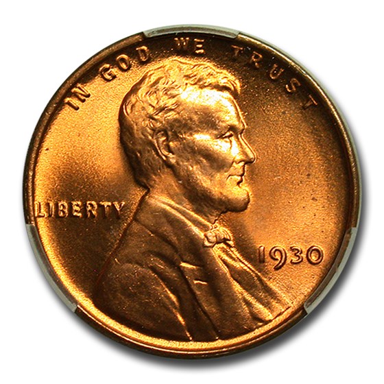 1930 Lincoln Cent MS-67 CACG (Red) 1930 Lincoln Cent MS-67 CACG (Red)