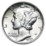 1930 Mercury Dime BU