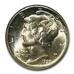 1930 Mercury Dime MS-66 NGC