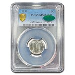1930 Mercury Dime MS-66+ PCGS CAC (FB)