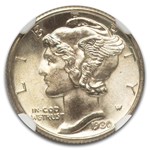 1930 Mercury Dime MS-67 NGC (FB)