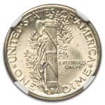 1930 Mercury Dime MS-67 NGC (FB)