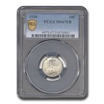 1930 Mercury Dime MS-67 PCGS (FB)