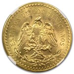 1930 Mexico Gold 50 Pesos MS-63 NGC