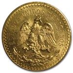 1930 Mexico Gold 50 Pesos MS-63 PCGS