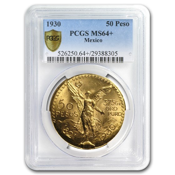 1930 Mexico Gold 50 Pesos MS-64+ PCGS 1930 Mexico Gold 50 Pesos MS-64+ PCGS