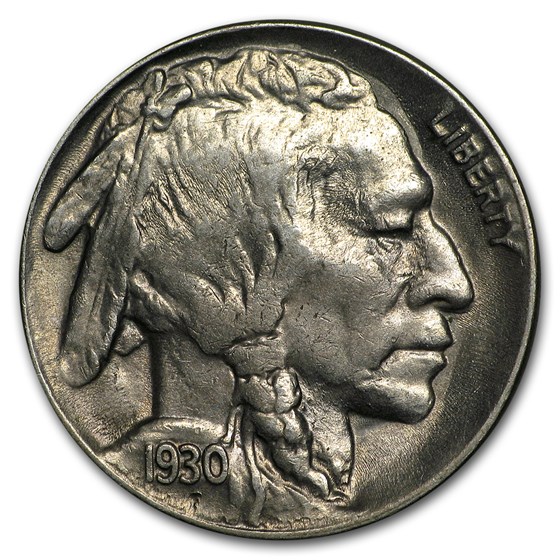 1930-S Buffalo Nickel AU