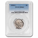 1930-S Buffalo Nickel MS-64 PCGS