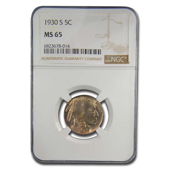 1930-S Buffalo Nickel MS-65 NGC 1930-S Buffalo Nickel MS-65 NGC