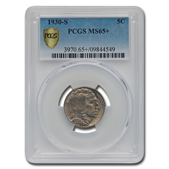 1930-S Buffalo Nickel MS-65+ PCGS 1930-S Buffalo Nickel MS-65+ PCGS