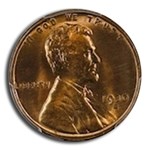 1930-S Lincoln Cent MS-66 PCGS (Red)