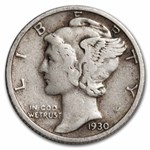 1930-S Mercury Dime VF