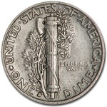 1930-S Mercury Dime XF