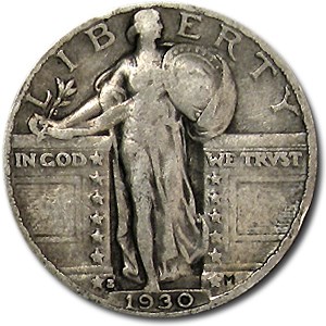 1930-S Standing Liberty Quarter Good/VG 1930-S Standing Liberty Quarter Good/VG