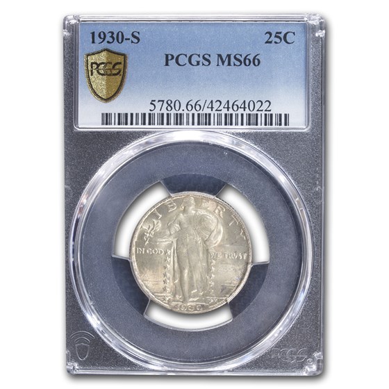 1930-S Standing Liberty Quarter MS-66 PCGS 1930-S Standing Liberty Quarter MS-66 PCGS