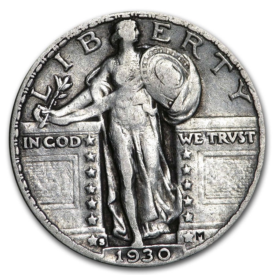 1930-S Standing Liberty Quarter VF