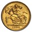 1930 South Africa Gold Sovereign George V BU