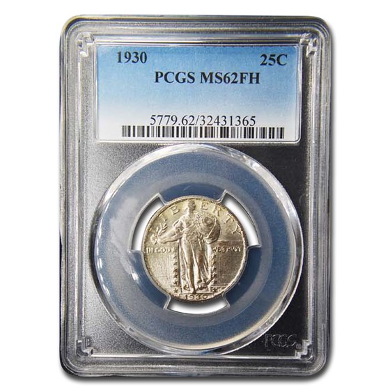 1930 Standing Liberty Quarter MS-62 PCGS (FH) 1930 Standing Liberty Quarter MS-62 PCGS (FH)