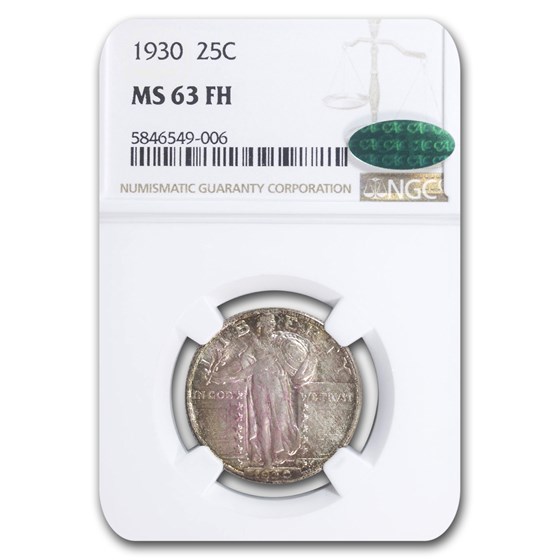 1930 Standing Liberty Quarter MS-63 NGC CAC (FH) 1930 Standing Liberty Quarter MS-63 NGC CAC (FH)