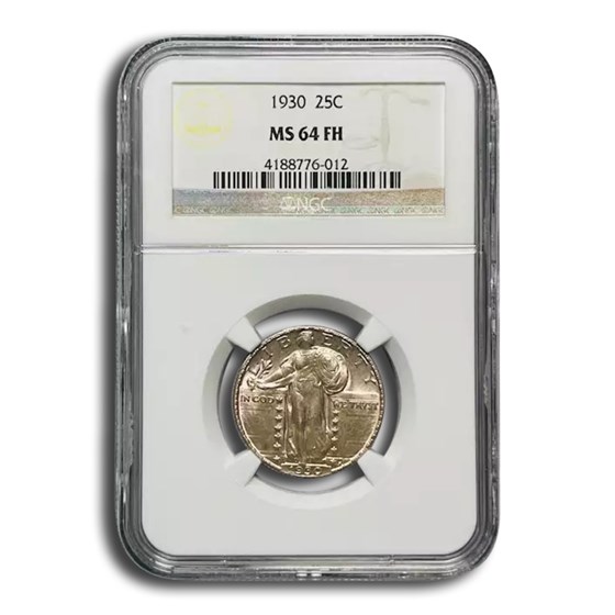 1930 Standing Liberty Quarter MS-64 FH NGC (Full Head)