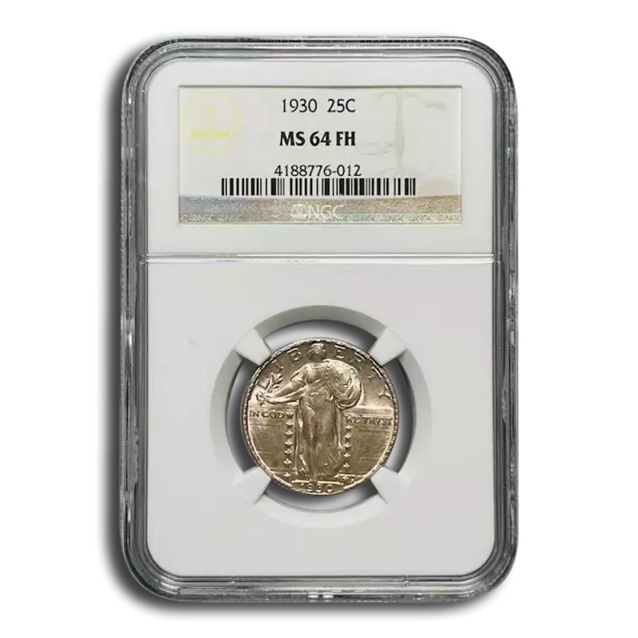 1930 Standing Liberty Quarter MS-64 FH NGC (Full Head)