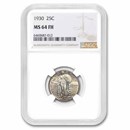1930 Standing Liberty Quarter MS-64 FH NGC (Full Head)