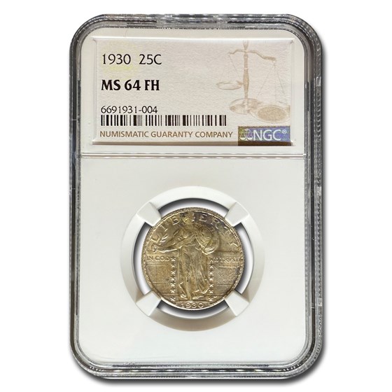 1930 Standing Liberty Quarter MS-64 FH NGC (Full Head) 1930 Standing Liberty Quarter MS-64 FH NGC (Full Head)