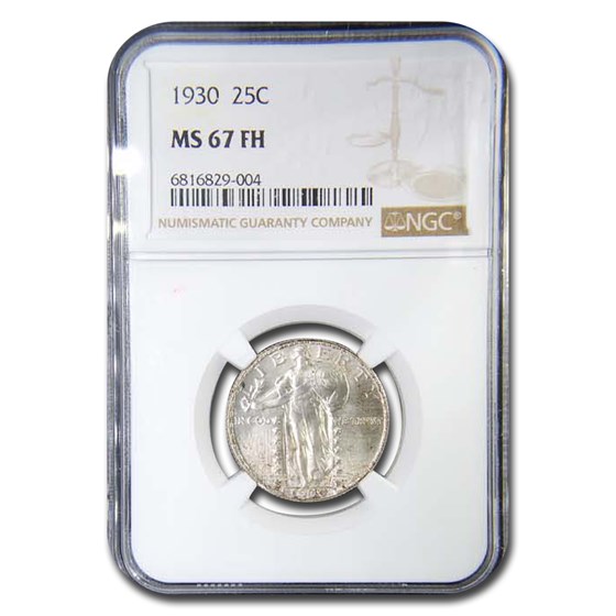 1930 Standing Liberty Quarter MS-67 NGC (FH) 1930 Standing Liberty Quarter MS-67 NGC (FH)
