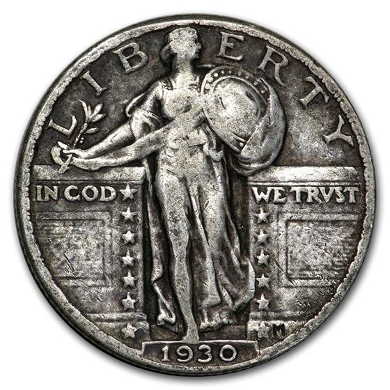 1930 Standing Liberty Quarter VF 1930 Standing Liberty Quarter VF