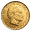 1930 Uruguay Gold 5 Pesos AU-BU