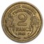 1931-1941 French Third Republic Copper Aluminum 2 Francs Avg Circ