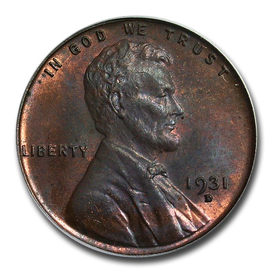 1931-D Lincoln Cent MS-64 PCGS (Red/Brown) 1931-D Lincoln Cent MS-64 PCGS (Red/Brown)