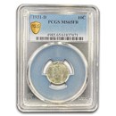 1931-D Mercury Dime MS-65 PCGS (FB)