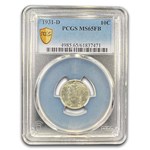 1931-D Mercury Dime MS-65 PCGS (FB)
