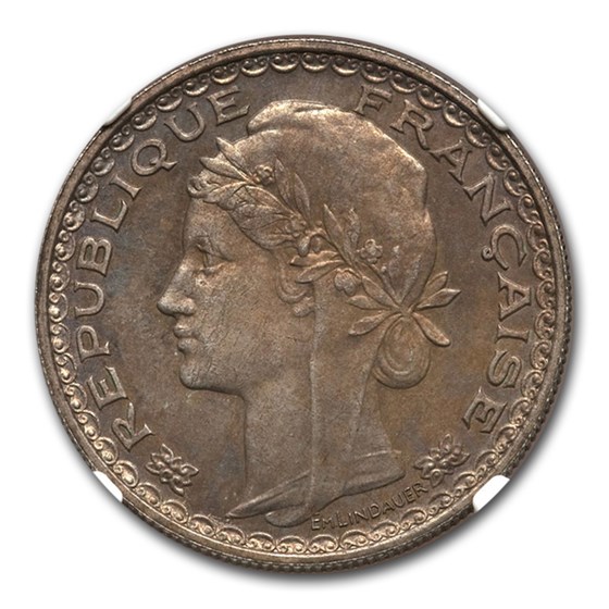 1931 French Indo-China Silver Essai Piastre Pattern PR-62 NGC 1931 French Indo-China Silver Essai Piastre Pattern PR-62 NGC